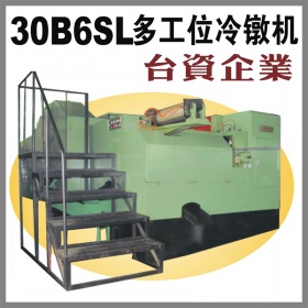 台湾30B6SL多工位螺母冷镦机